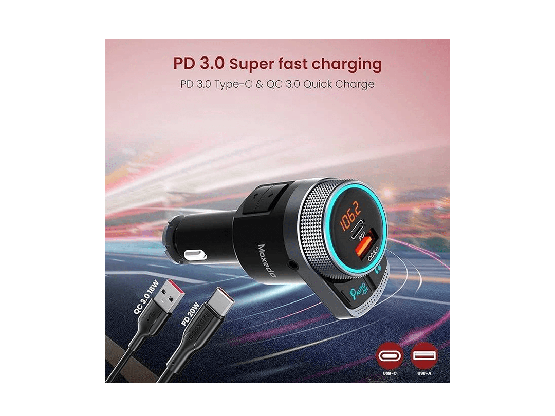 Moxedo Multi-Functional Auto Scan Bluetooth Car Kit 38W in Qatar Moxedo Multi-Functional Auto Scan Bluetooth Car Kit 38W in Qatar